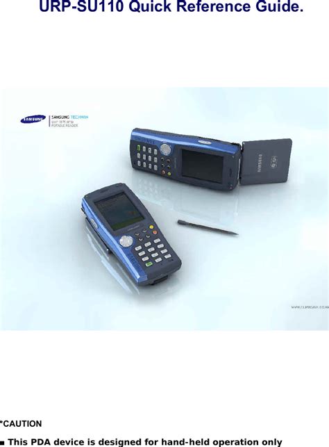 samsung techwin uhf handheld rfid reader|URP.